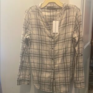 Calvin Klein Plaid Button-Up Shirt